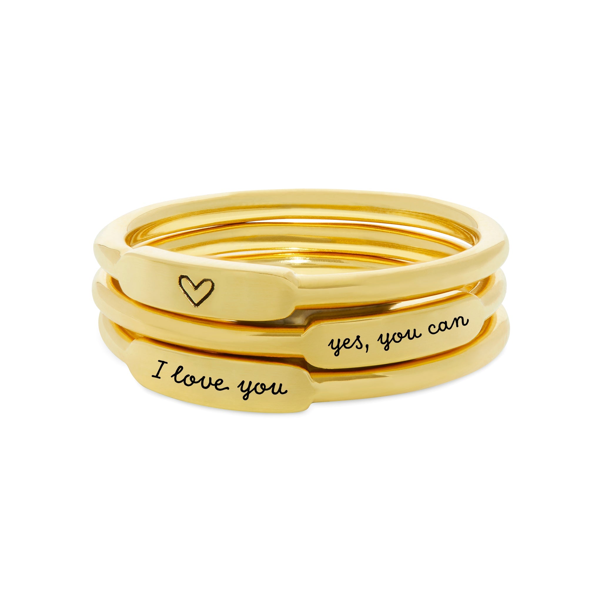 Message Bar Ring - United Bracelets