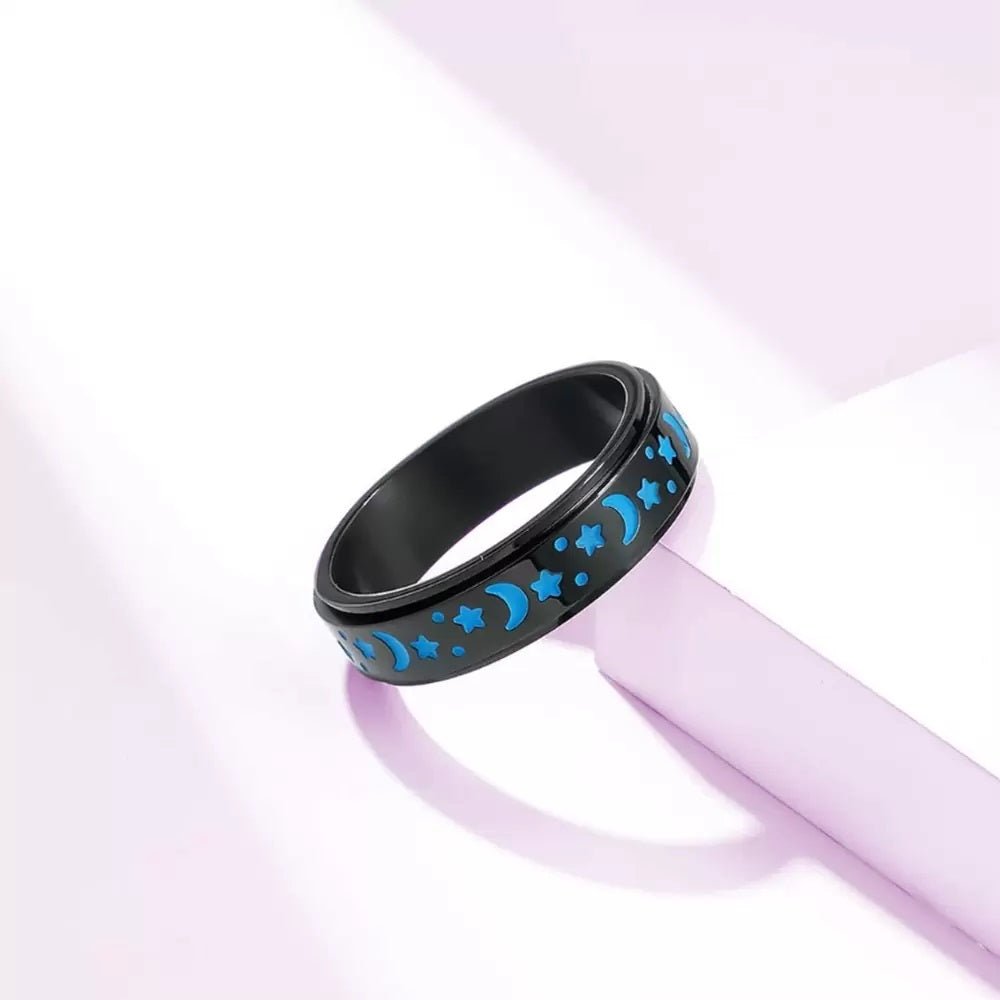 Moon &amp; Stars Fidget Ring - United Bracelets