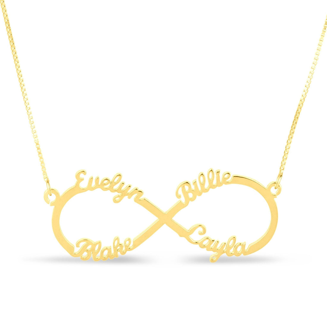 Classic Infinity Name Necklace