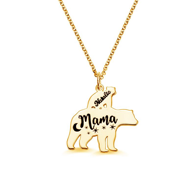 Personalized Mama Bear Necklace | Jewelry | Ciao Bambina
