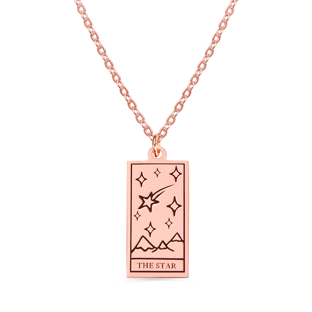 Personalised Tarot Card Necklace