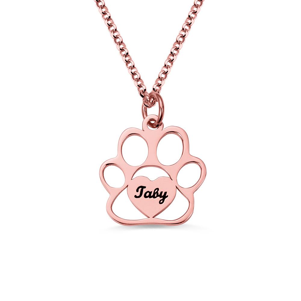 Personalised Paw Necklace