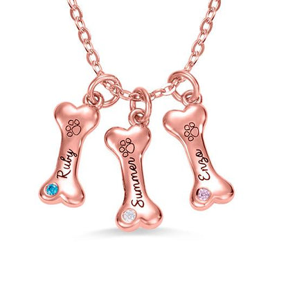 Personalised Dog Bone Necklace - United Bracelets