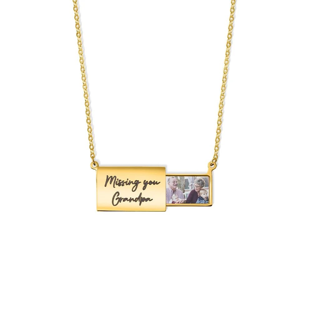 Personalised Envelope Locket Necklace - United Bracelets