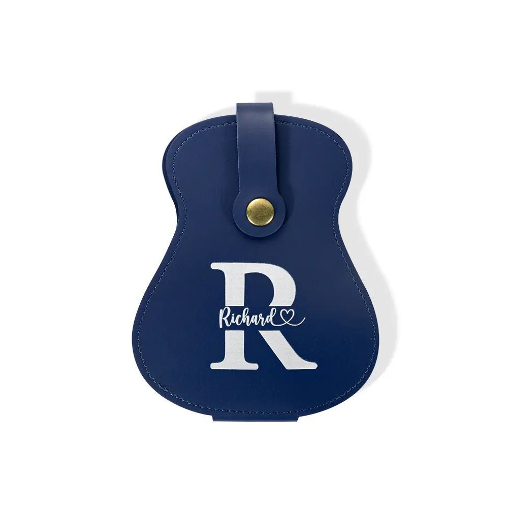 Personalised Guitar Shaped Pick Holder - United Bracelets