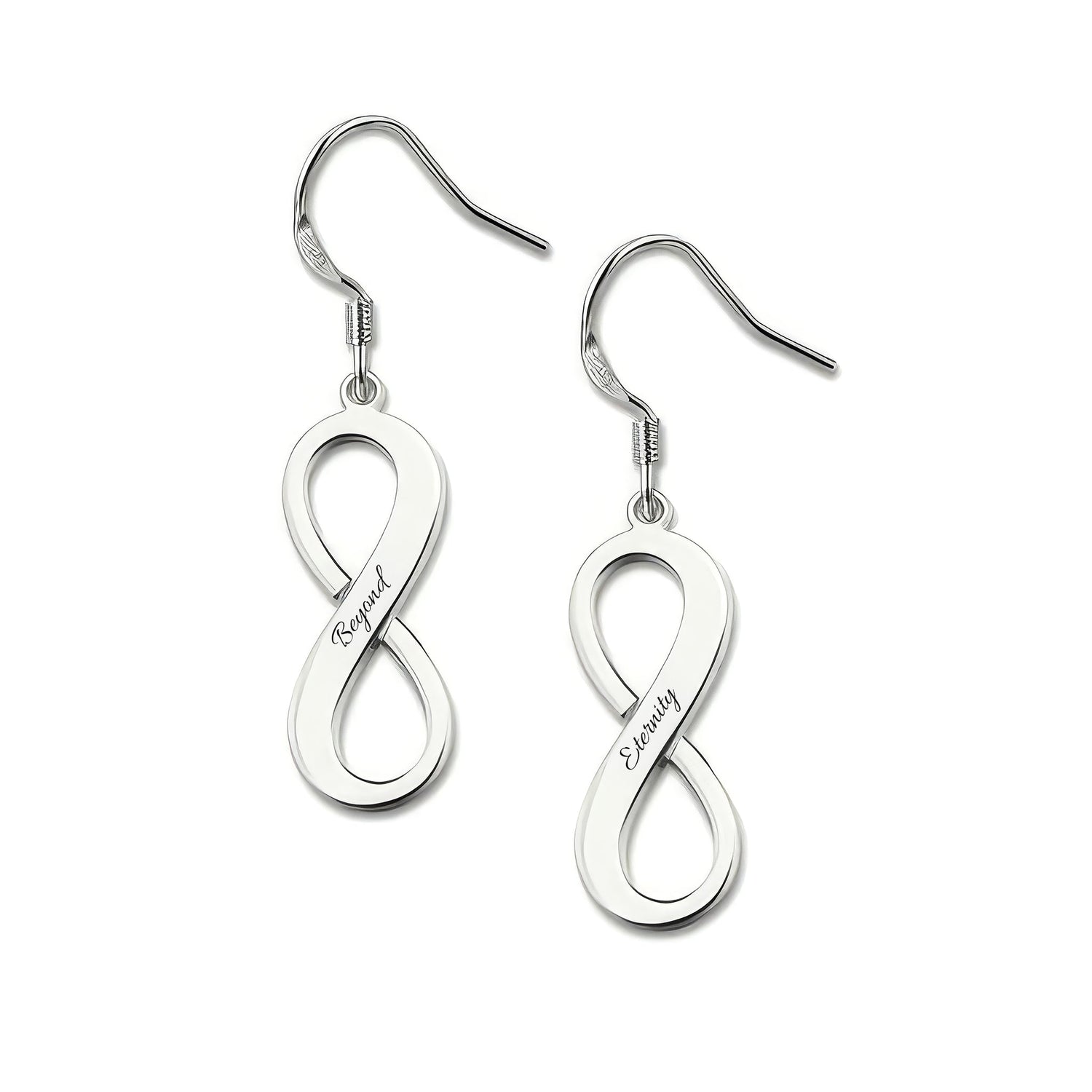Personalised Infinity Earrings - United Bracelets