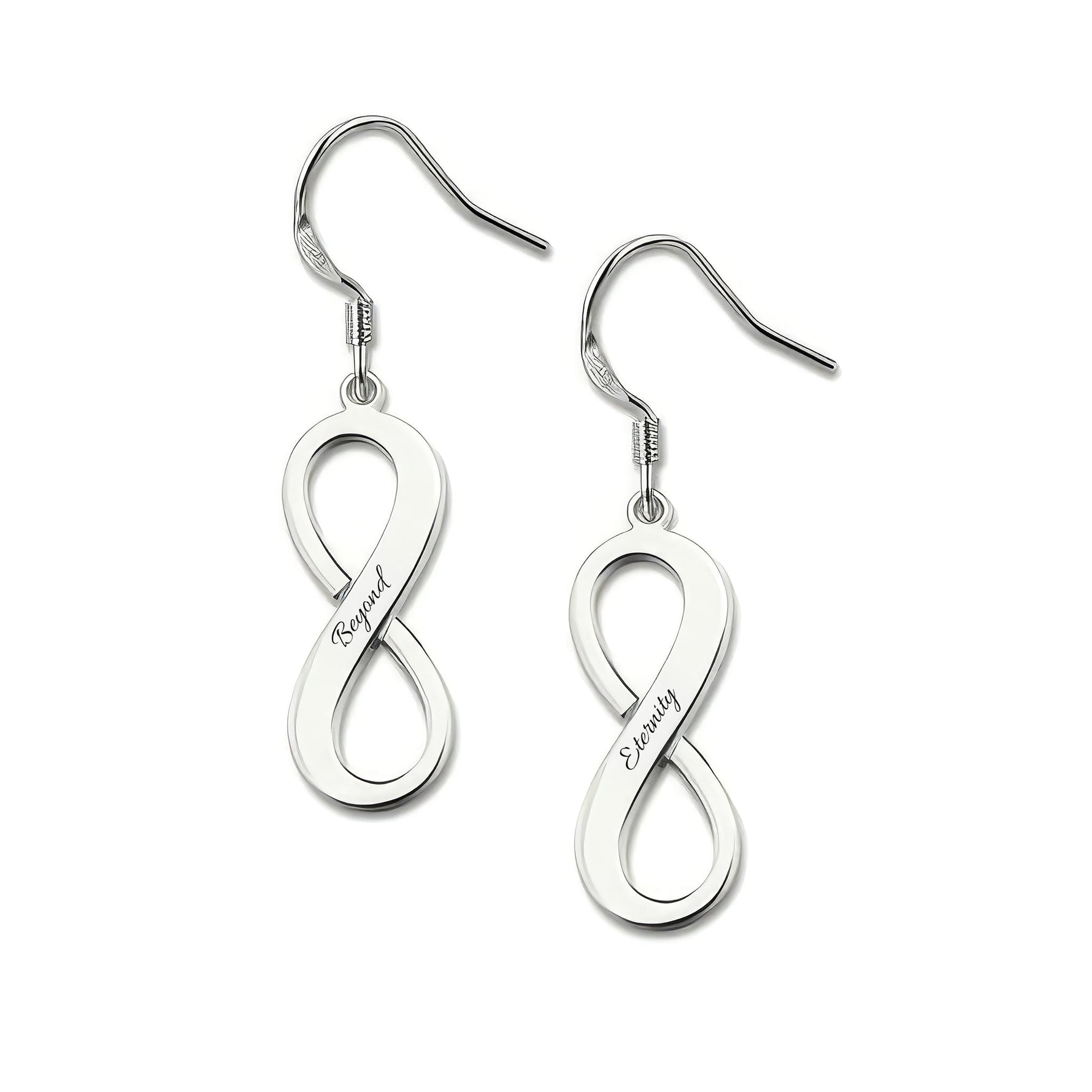 Personalised Infinity Earrings - United Bracelets