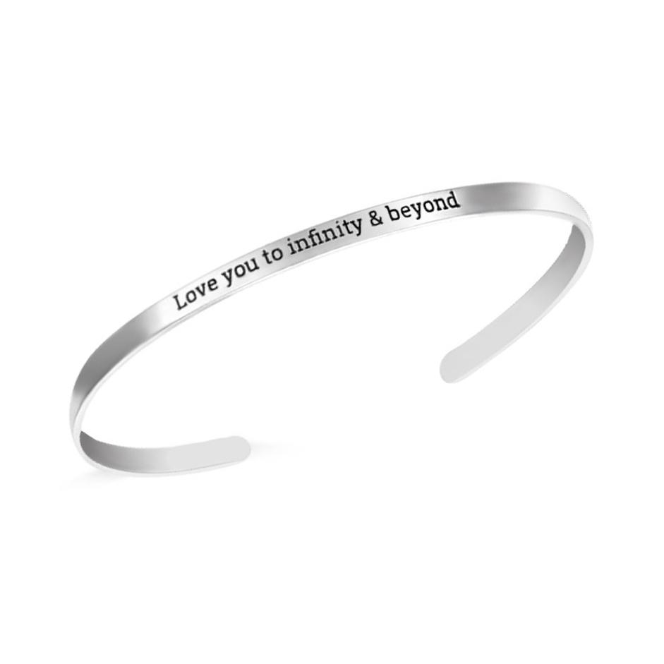 Personalised Mantra Cuff - United Bracelets