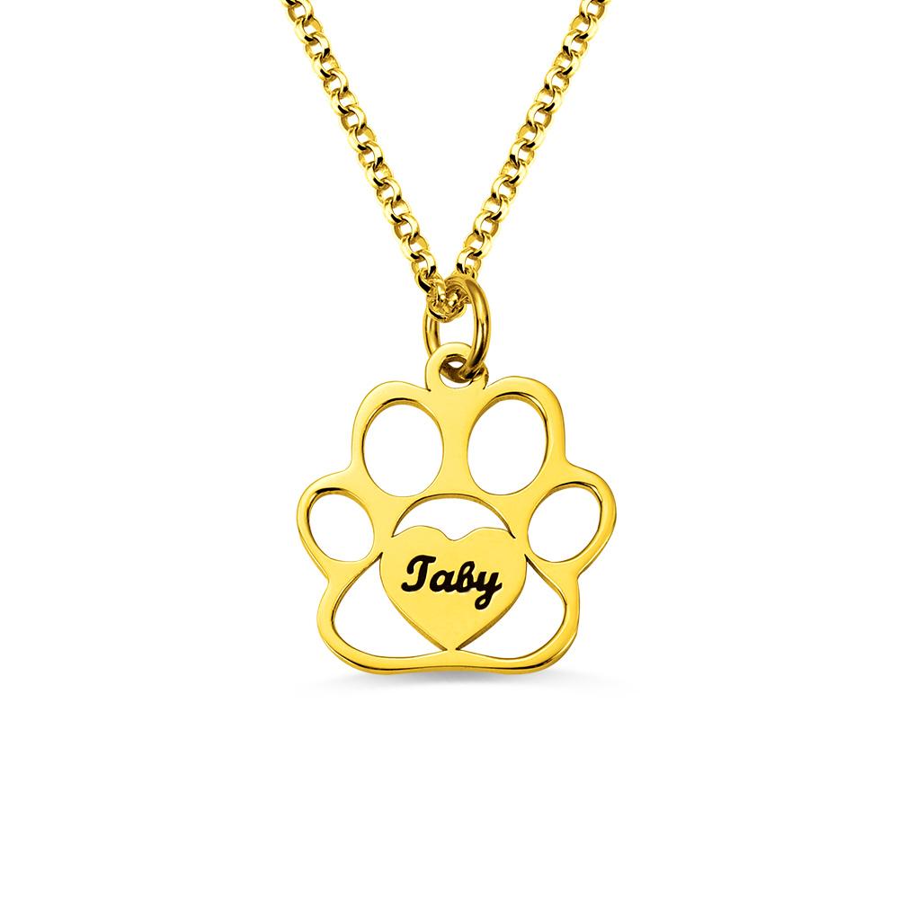 Personalised Paw Necklace - United Bracelets