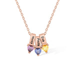 Personalised Ring Pendant Necklace - United Bracelets