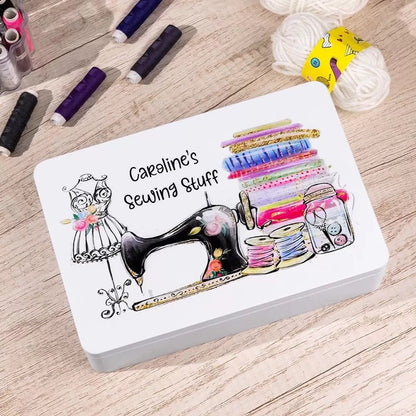 Personalised Sewing Storage Box - United Bracelets