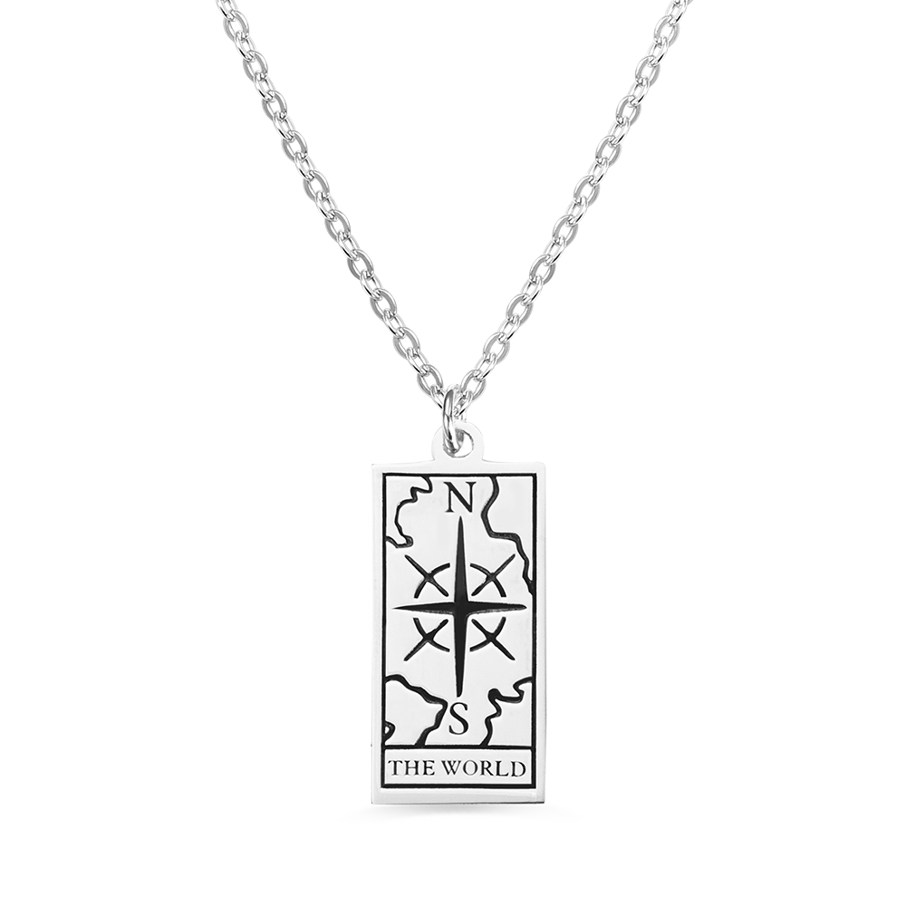 Personalised Tarot Card Necklace - United Bracelets