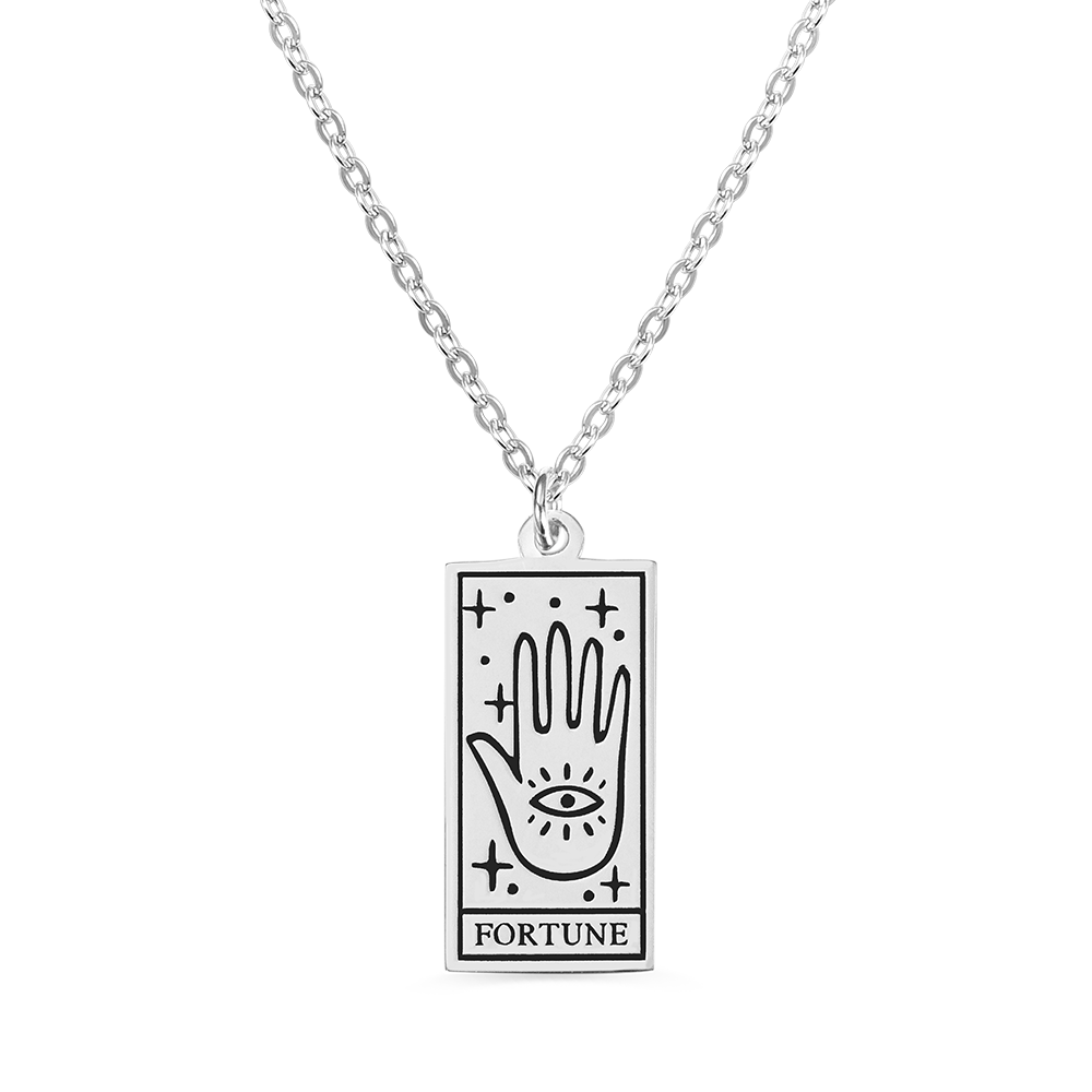 Personalised Tarot Card Necklace - United Bracelets