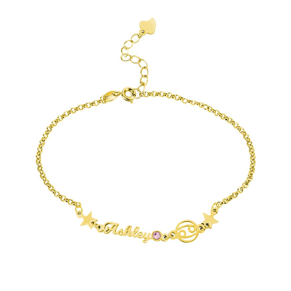 Personalised Zodiac Name Bracelet - United Bracelets