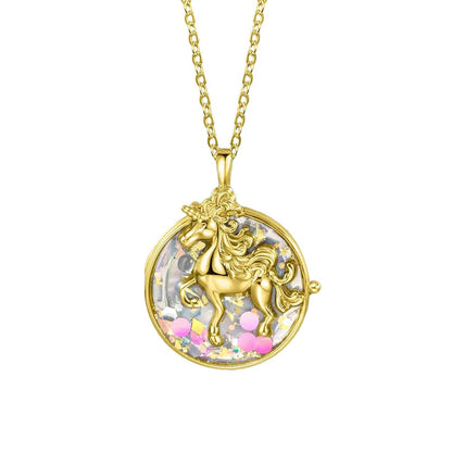 Photo Locket with Unicorn Pendant - United Bracelets