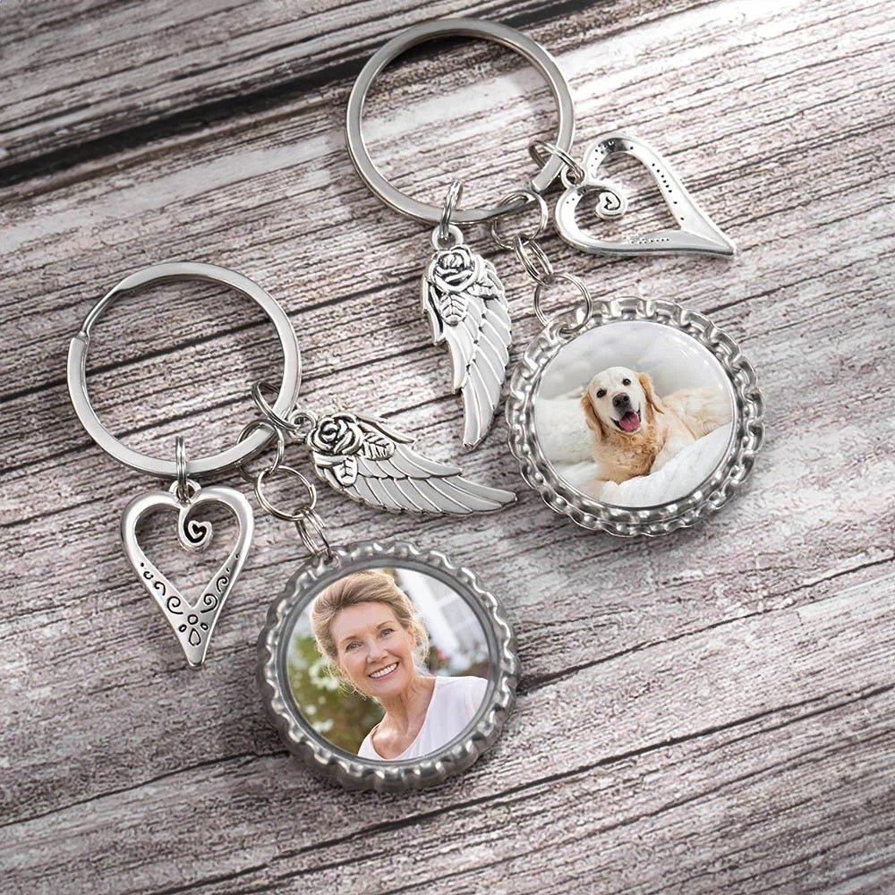 Photo Memorial Keychain - United Bracelets