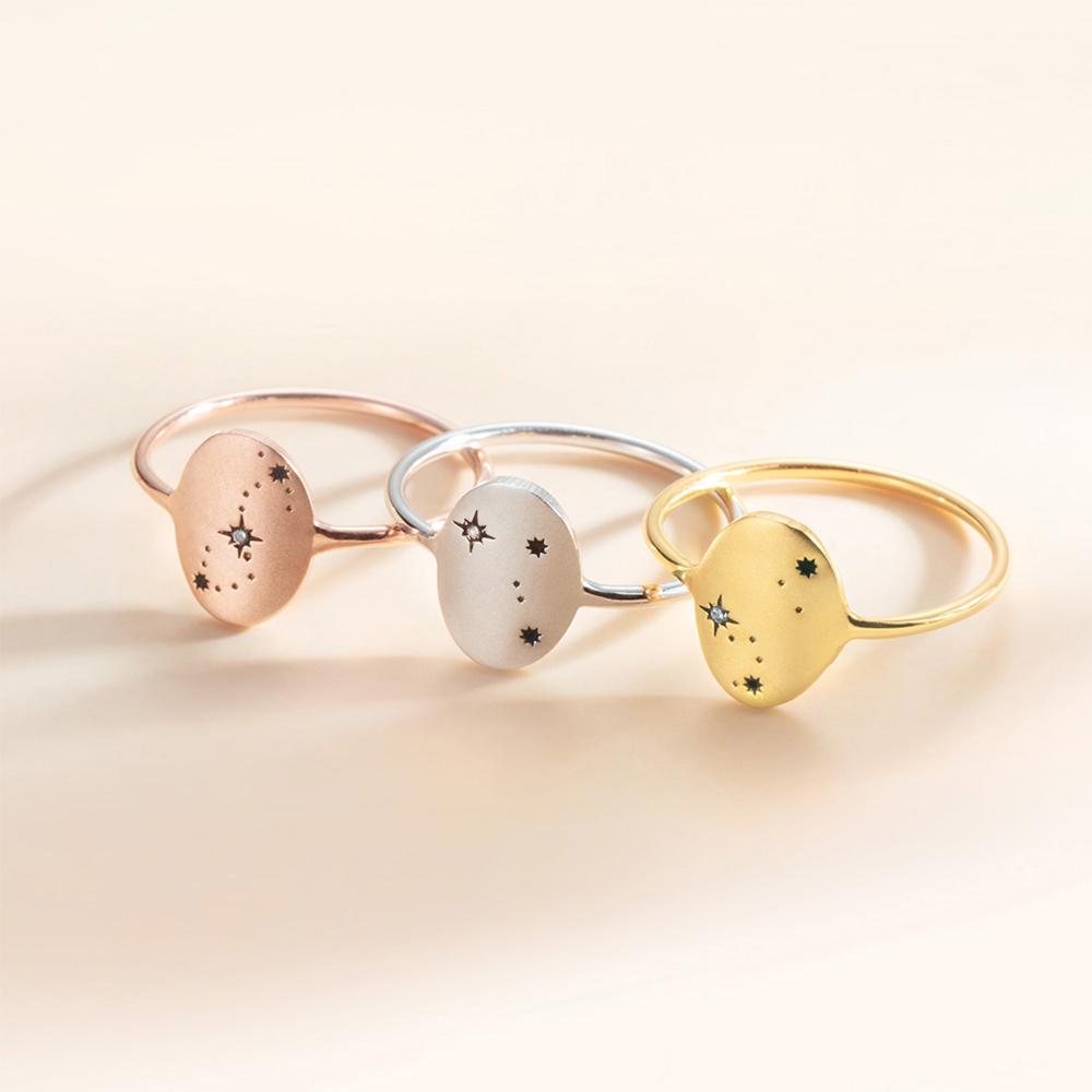 Personalised Zodiac Constellation Ring