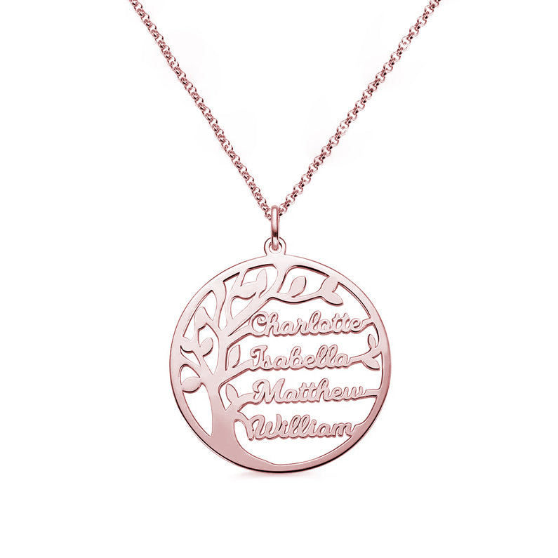 My Family Tree Name Necklace