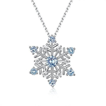 Silver Snowflake Necklace - United Bracelets