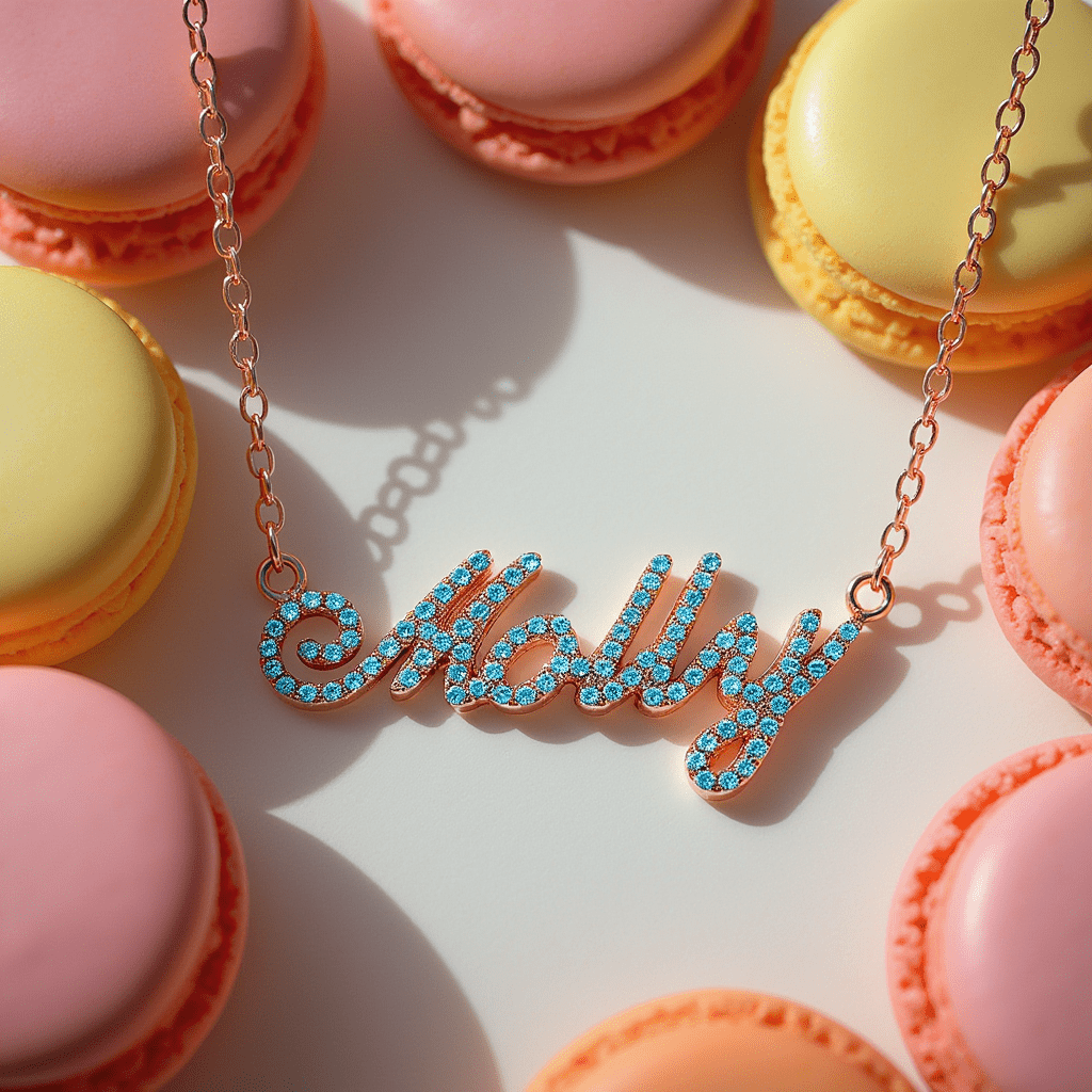 Sparkling Birthstone Name Necklace - United Bracelets