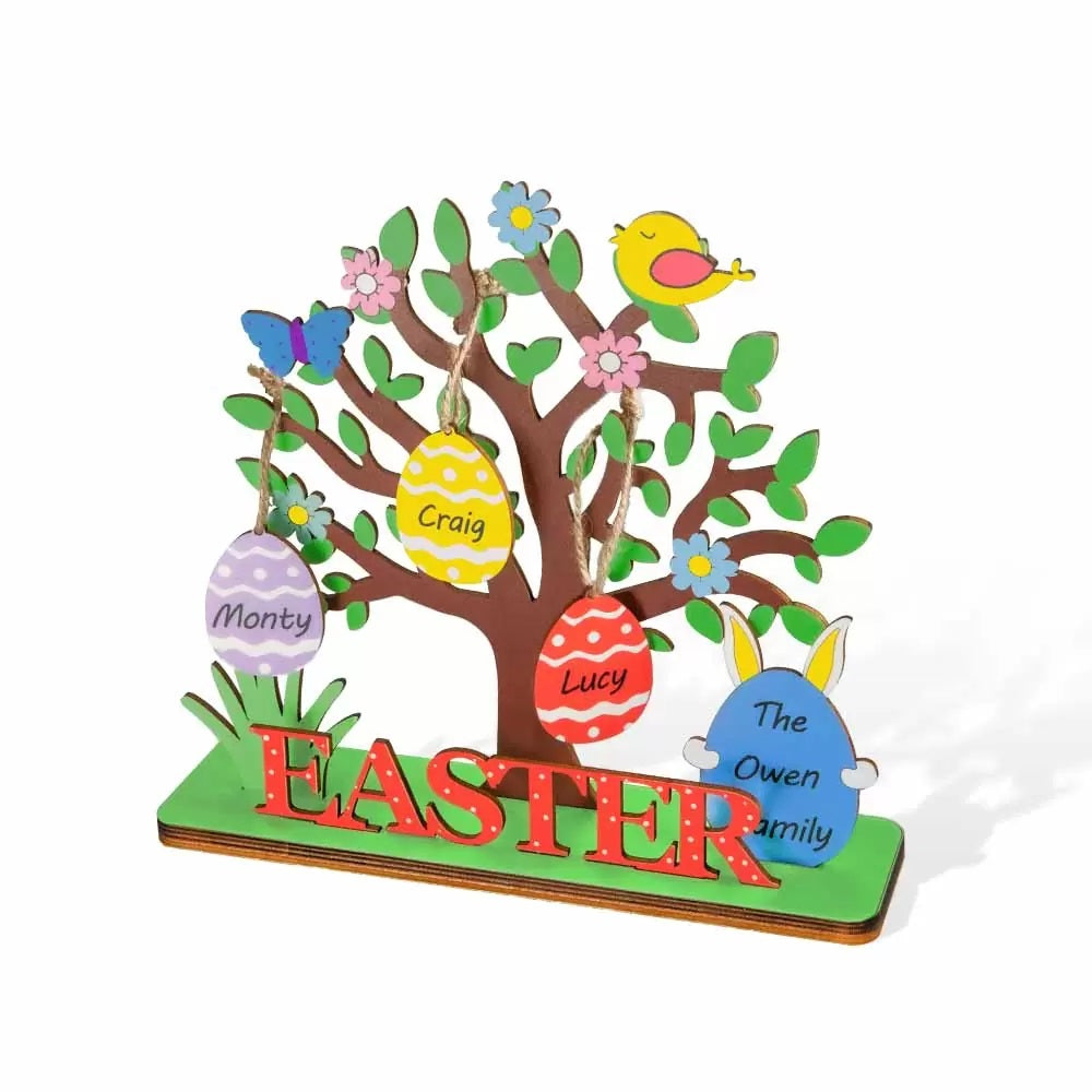 Personalised Family Easter Tree