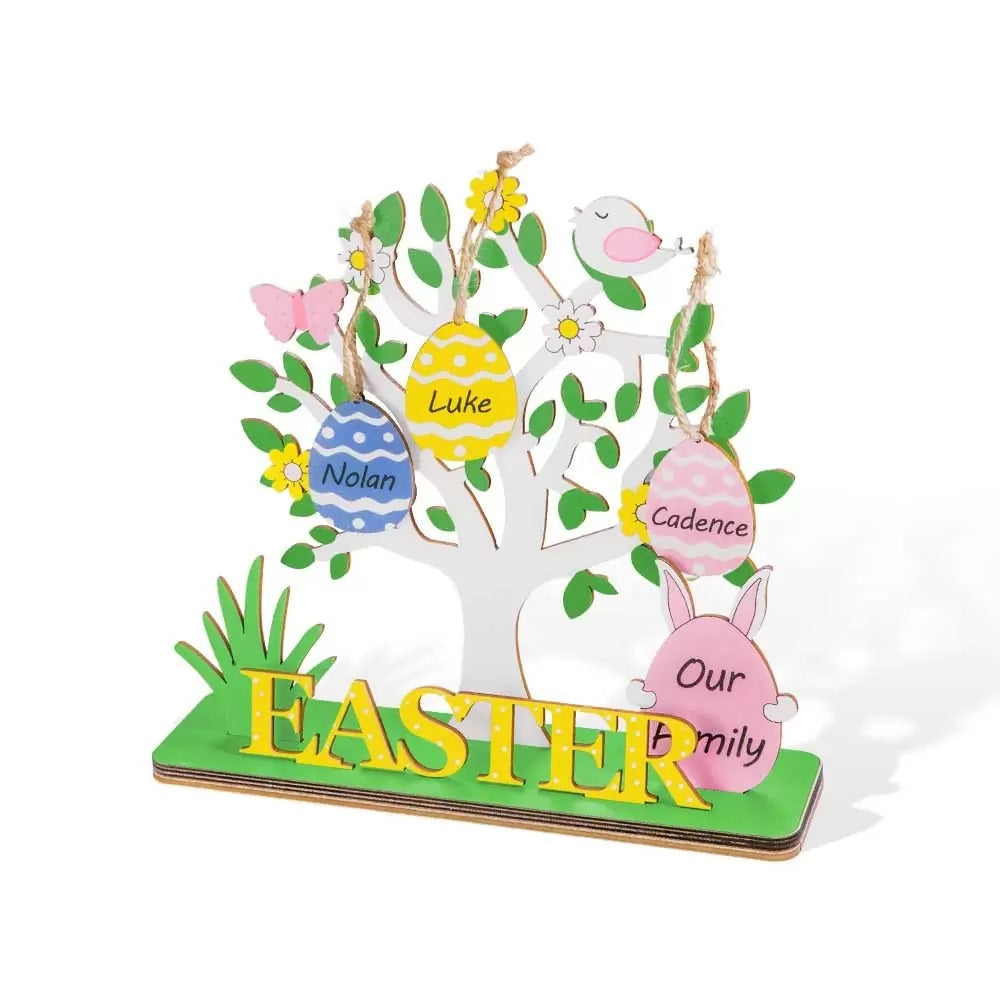 Personalised Family Easter Tree