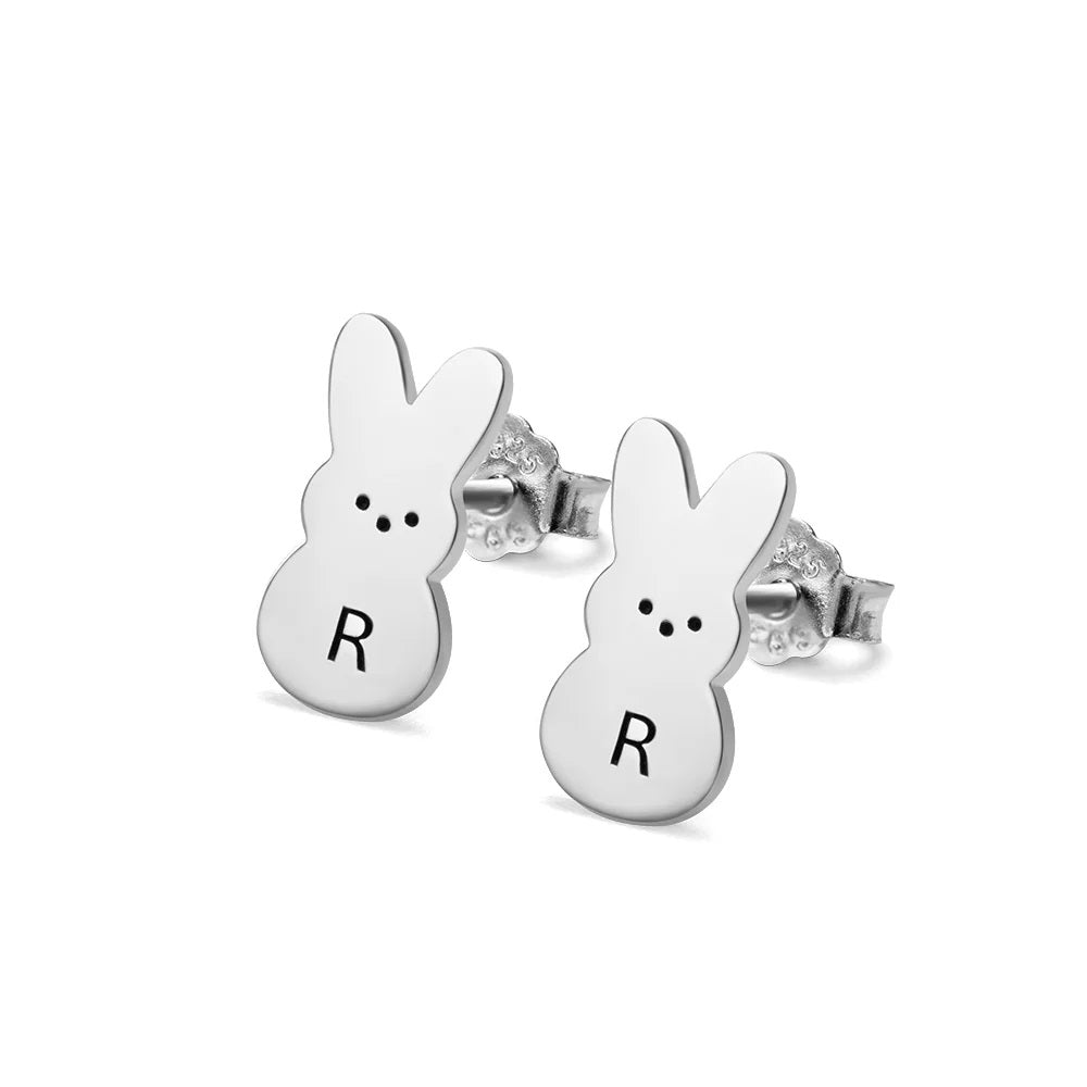 Personalised Rabbit Earrings