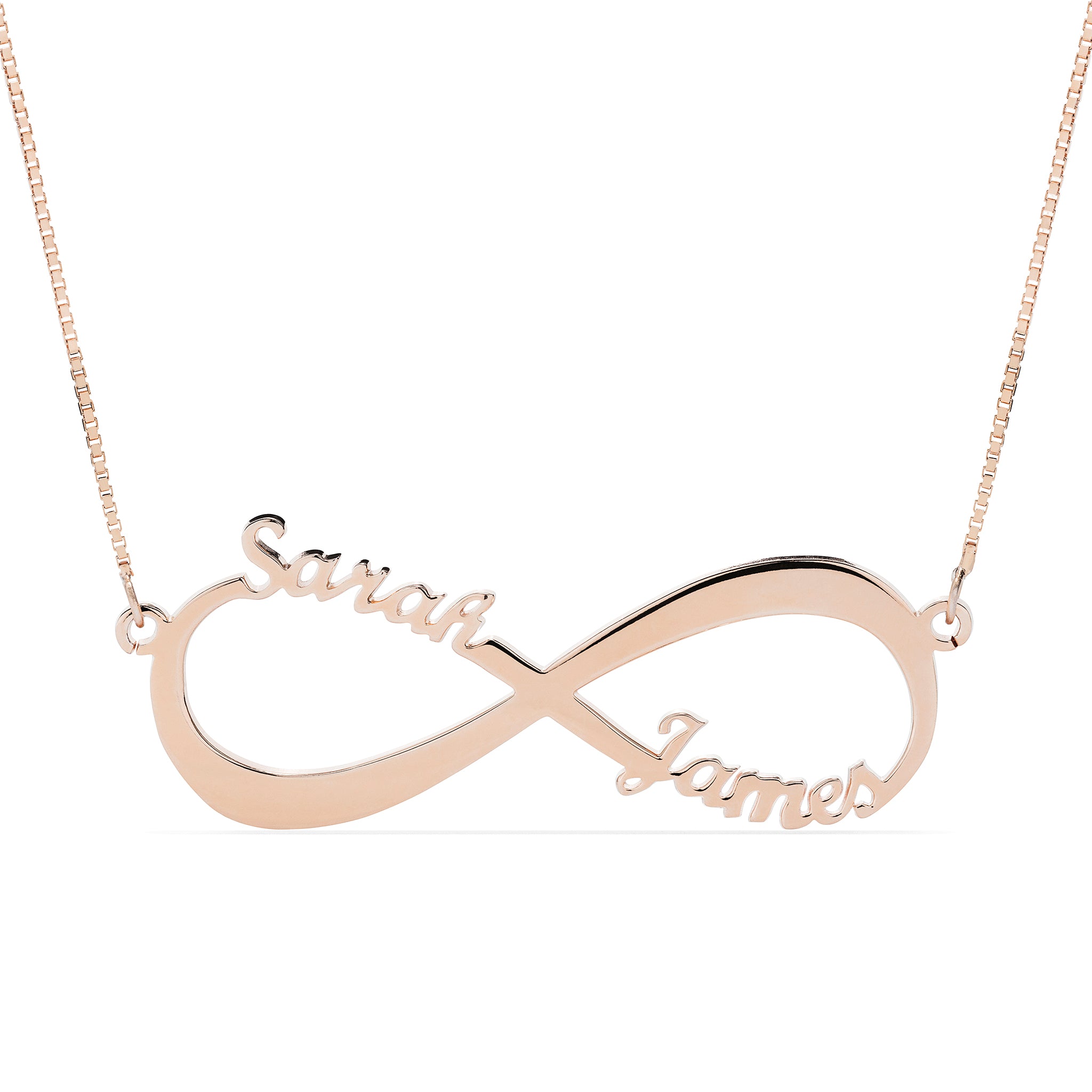 Infinity Name Necklace - 2 Names