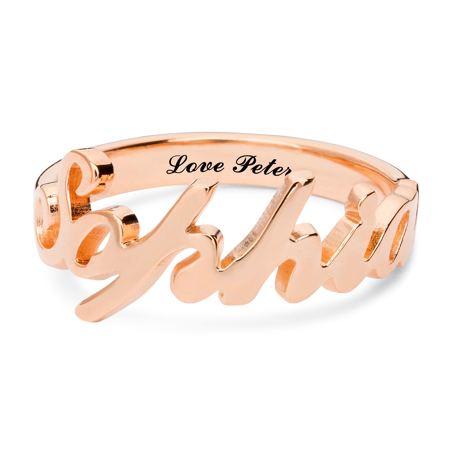 Carrie Style Name Ring