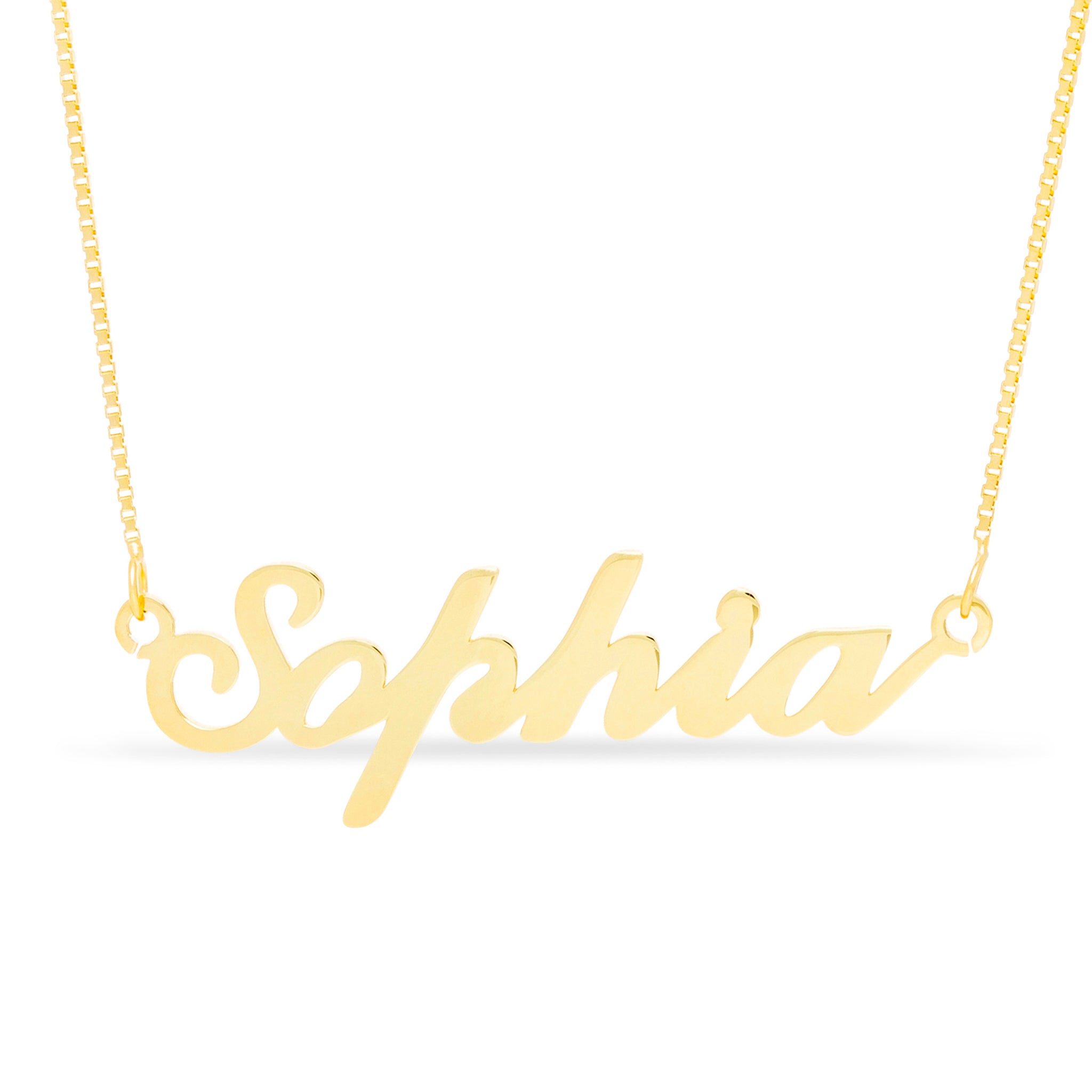Carrie Style Name Necklace Box Chain