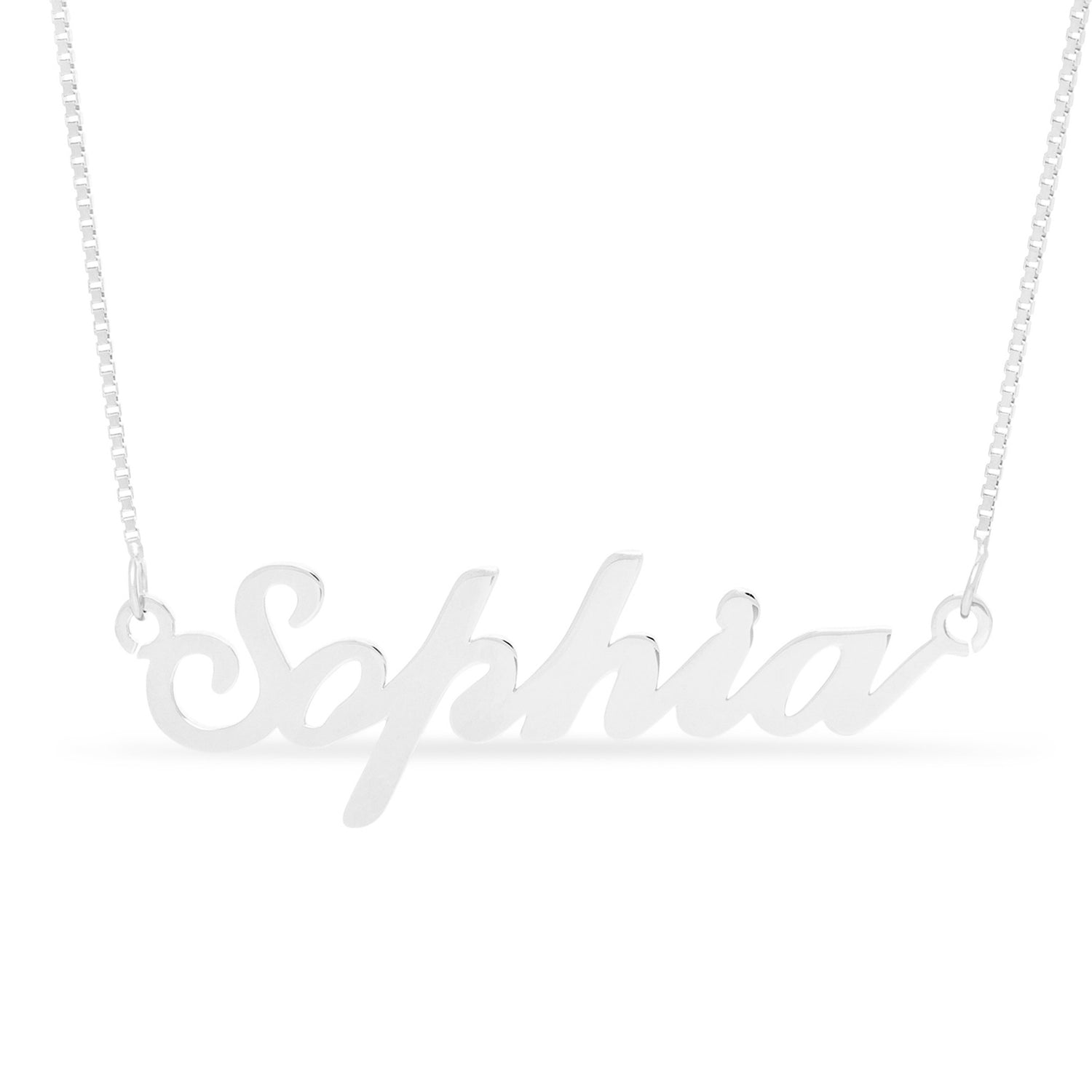 Carrie Style Name Necklace Box Chain